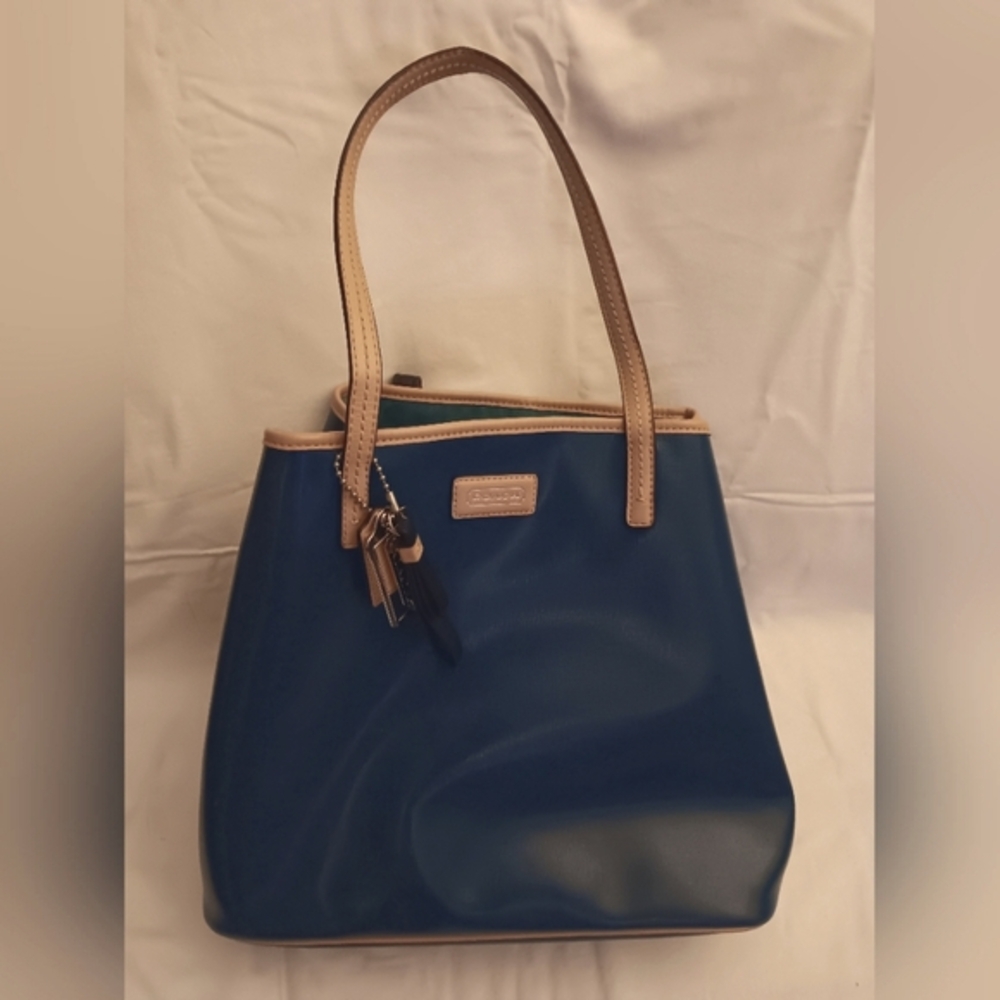 Coach Vintage Large City Leather Tote Bag Purse - Picture 2 of 12